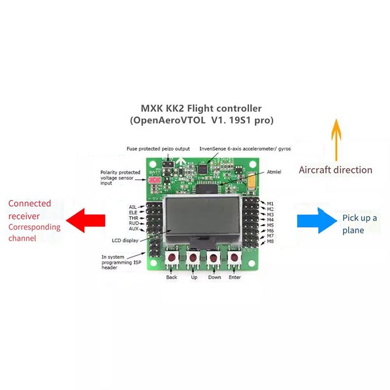 B05C-KK 2.1.5 Multirotor LCD F - огляд і ціна Drone Racing Flight Controller