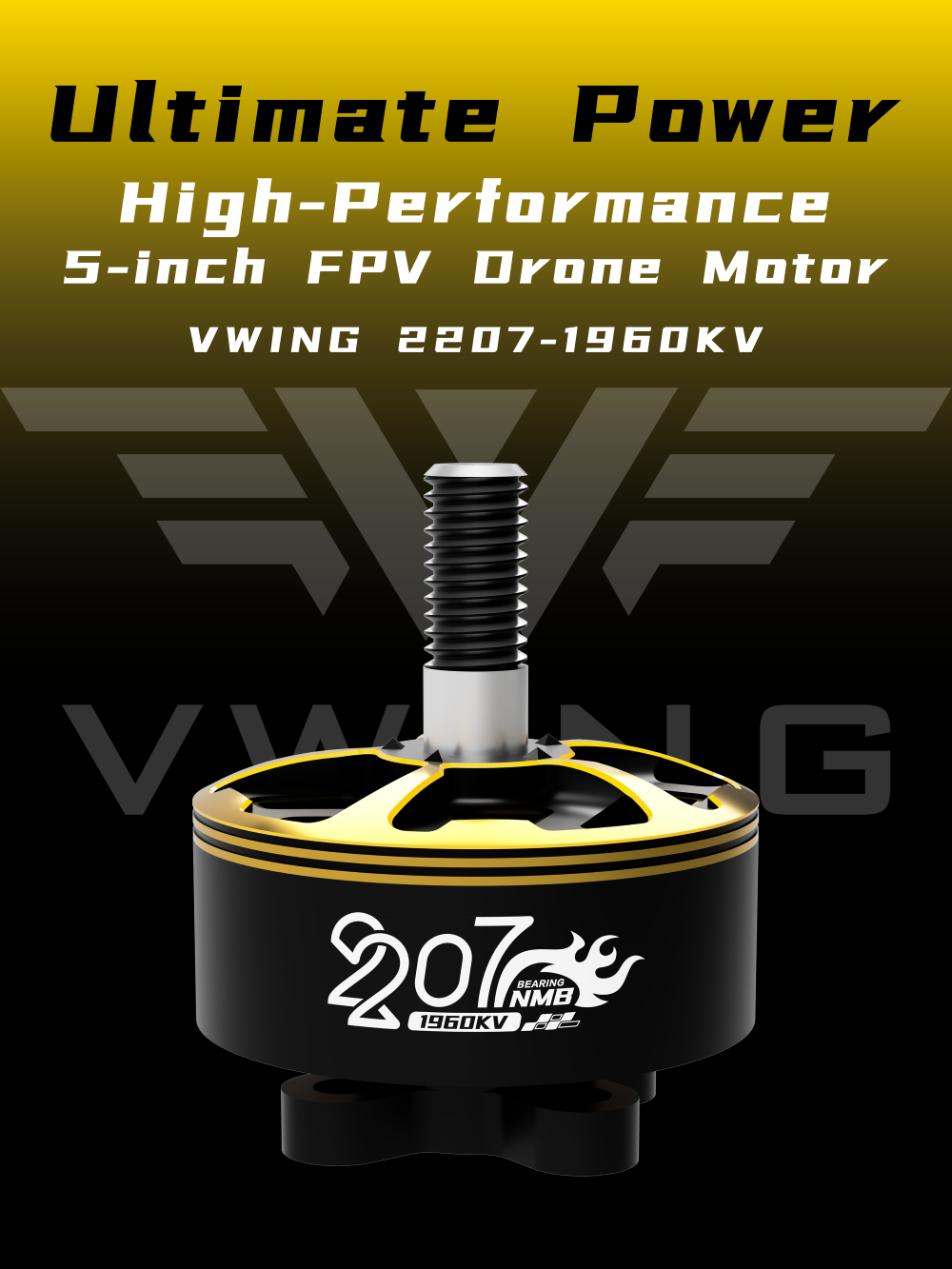 VWING 2207 1960KV Brushless Mo - огляд і ціна Drone Racing Motor