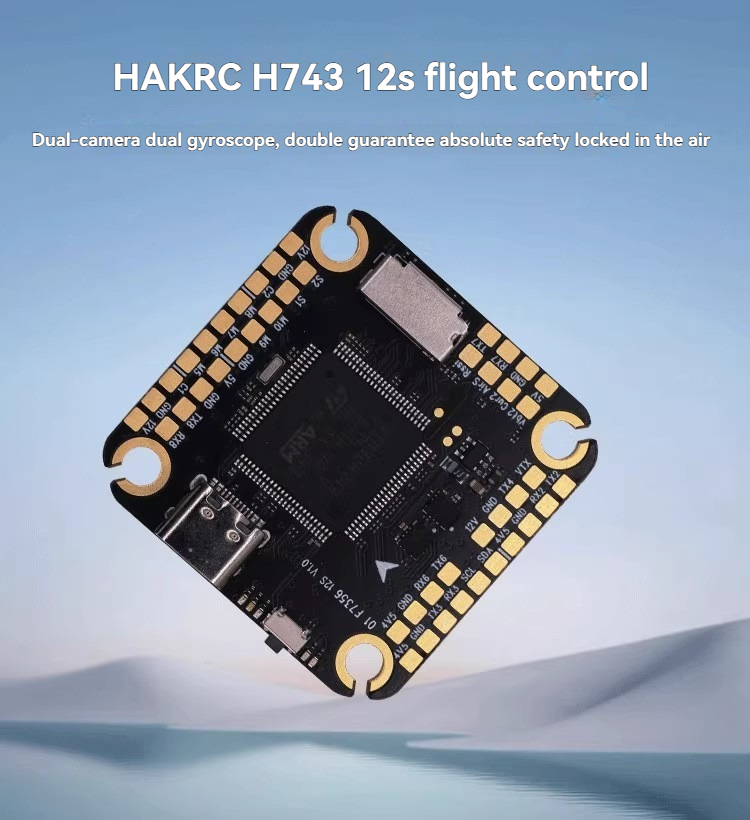 HAKRC H743 Flight Controller 8 - огляд і ціна Drone Racing Flight Controller