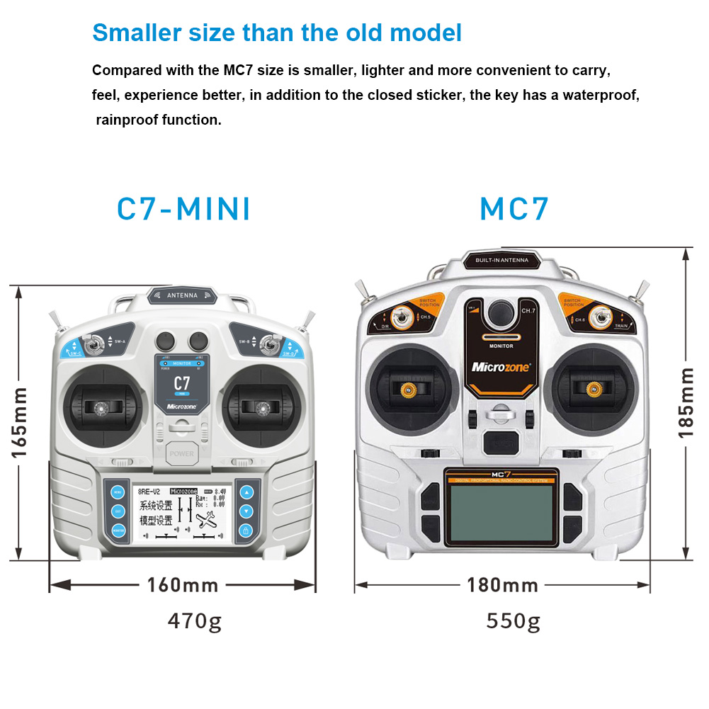 MicroZone MC7 Controller C7 MI - огляд і ціна Drone Racing Receiver